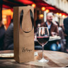 Feature Wine Bottle Ribbon Handle Paper Bags